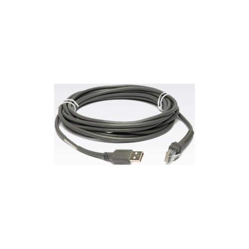 Câble USB 4.5 m pour lecteur code barre ZEBRA LS3008